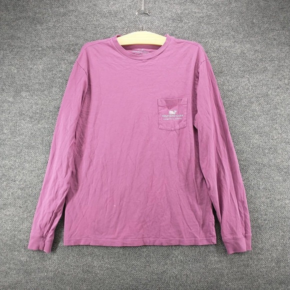 Vineyard Vines Men's Orange Beach Alabama Graphic T-Shirt Purple Small Pocket - Picture 2 of 14